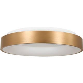 LED-loftslampe Ringlede, 2.700 K Ø 38 cm guld