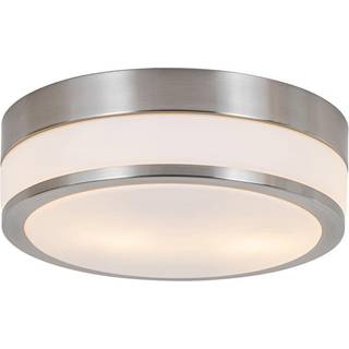 Moderne udendørs loftslampe stål 28 cm IP44 - Flavi