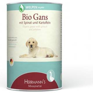 Herrmann's Manufaktur Selection Puppy økologisk vådfoder med okse, æble og havregryn 99.88 DKK/1 kg (12 x 400.0g)