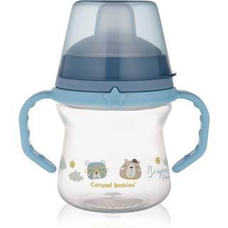 Canpol babies Bonjour Paris FirstCup Kop med håndtag Blue 6m+ 150 ml - 150 ml