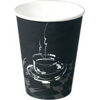 Kaffebæger pap 30cl Single Wall Coffee Cup brun