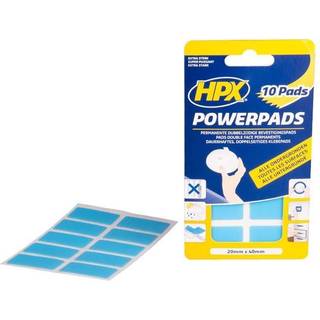 HPX dobbeltklæbende pads 20mm x 40mm 10 stk.