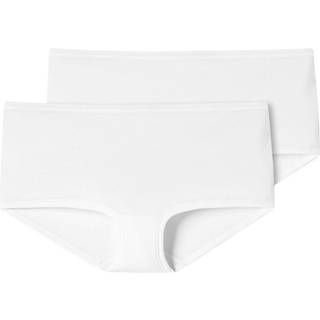 Schiesser 2-pak 95-5 Organic Shorts - White - Large