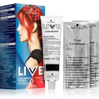 Schwarzkopf LIVE Ultra Brights or Pastel Semipermanent hårfarve Skygge 092 Pillar Box Red 1 stk. - 1 stk.