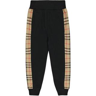 Burberry Kids VIntage Check paneled jersey sweatpants - multicoloured - Y 6