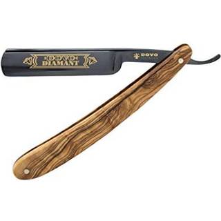 Dovo Straight Razor 5/8, Round nose, Diamant, Oliventræ