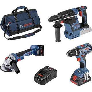 Bosch Professional COMBO SET 18V GSR/GWS/GBH 4&8AH PC BAG