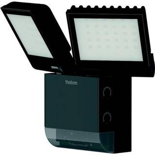 Theben udendørs LED-væglampe theLeda S17-100, sort Sensor