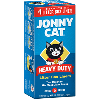 Jonny Cat Heavy Duty Litter Box Liners Jumbo 5CT
