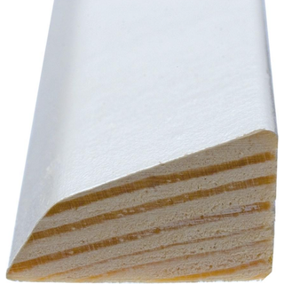 Hornbæk Skureliste Hvid 12x21x3000 mm - Hornbæk