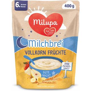 Milupa Mælkegrød med fuldkorn og frugt Good Night fra 6. måned 117.38 DKK/1 kg