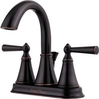 PFISTER LG48GL0Y LG48-GL0Y Saxton 2-Handle 4 """" Centerset Badeværelse Faucet i Tuscan Bronze 1.2GPM