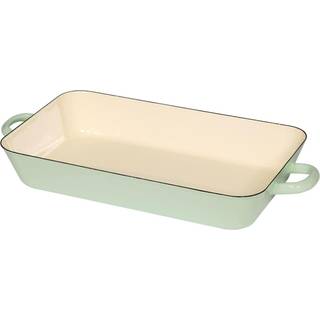 Riess Classic Pastell Bratpfanne 37 x 22 cm nilgrün - Emaille - Grün