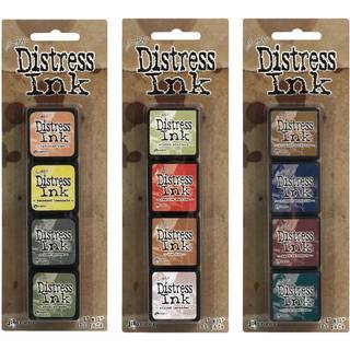 Ranger Tim Holtz Distress Mini Ink Pad Kits - #10 #11 og #12 bundt