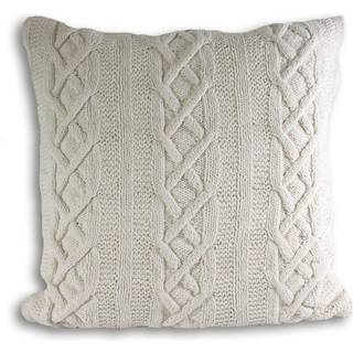 Riva Paoletti Aran Kabelstrik polyesterfyldt pude50x50cm