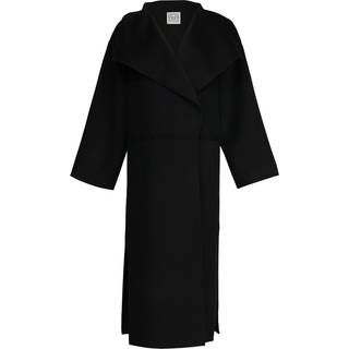 Toteme Signature wool and cashmere coat - black - L