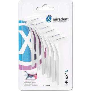 Mellemrumsbørster Miradent I-Prox L Fine 0.6 mm HVID