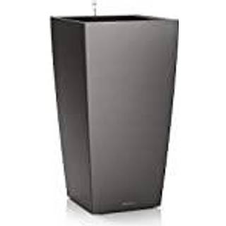 LECHUZA CUBICO Premium koksgrå metalic 22 cm