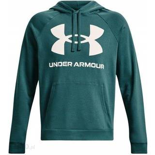 Sweatshirt med hætte Under Armour UA Rival Fleece Big Logo HD-GRN 1357093-722 Størrelse M