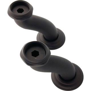 Kingston Brass CCU405 S Shape Swing Albow til 7 """" Centers Deck Mount Tub Fyldstof med h?ndbruserolie gnides bronze