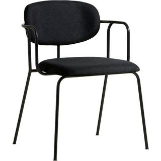 Woud Frame Spisebordsstol Polstret 2 Stk. Sort/Davis Sawana 14 Black