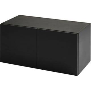 Woud Elevate 2-door cabinet Black