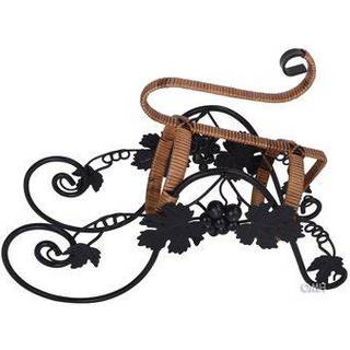 P? vinstokken pyntet metalvognsvognhylder