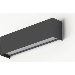Straight XS væglampe, bredde 26 cm, grafit