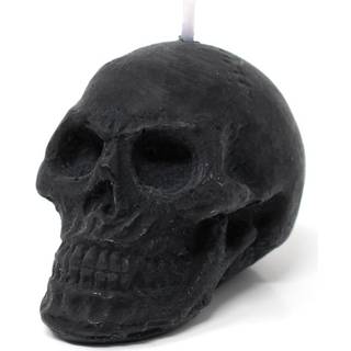 Kleine Totenkopf Kerze mit Vanille Duft 6,5cm