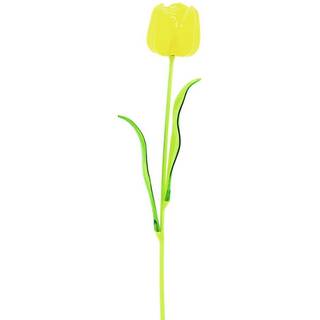 Europalms Crystal tulip, yellow, artificial flower, 61cm 12x tulipan krystal