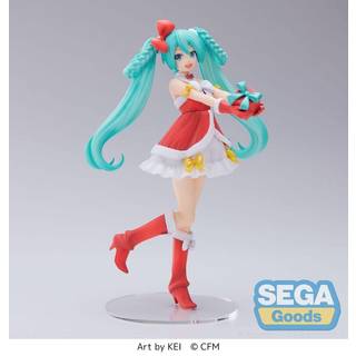SEGA Hatsune Miku Juleudgivelse 2022 SPM-statue - 5,9-tommer Samlefigur