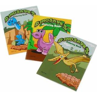 Os Toy 12 Mini Dinosaur Coloring Books