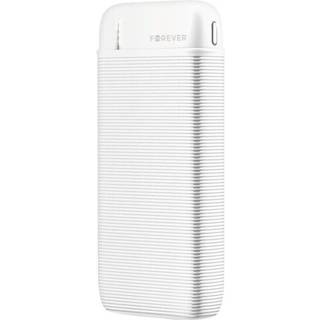 Forever TB-100M 10.000 mAh Powerbank, Hvid