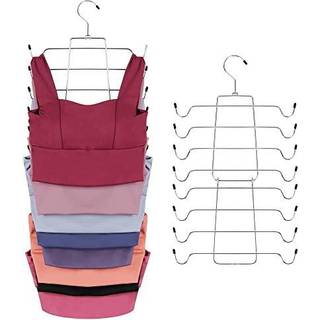 Zedodier 2 Pack Tank Top Hanger Space Saving Bra H?nger NUSLIP HANGING SPORT BRAS HOLDER LOKSER ORGANSIONER OG OPBEVARING TIL CAMISOLES TANK TOPS