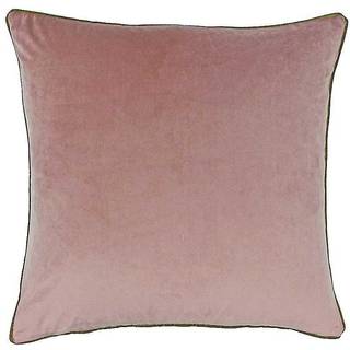 Paoletti Riva Paoletti Blush Pink/Gold 55 x 55cm Meridian Velvet Cushion