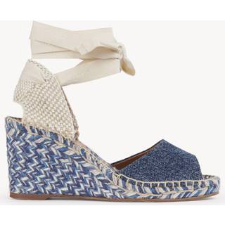 ChloÃ© Piia denim espadrille wedges - blue - EU 38