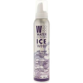 Vandfarver Ice Whip Anti-Yellow Load-in Conditioning Foam Mousse til blond platin bleget sølvgrå aske og messinghår-violet lilla 6,5 ??oz (1 pakk