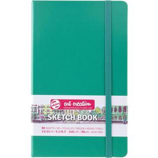 Hardcover Sketchbook - Forest Green 13 x 21 cm