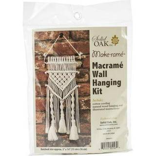 Solid Oak Small Format MacRame Kit-Tassels og Twists
