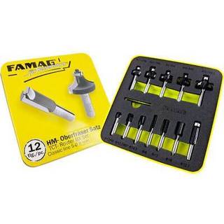 FAMAG Overfræse sæt HM 12 dele 8mm skaft
