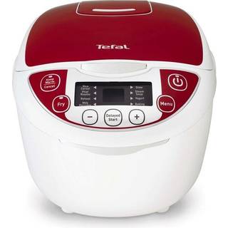 Tefal Multicook 12-i-1 Multicooker - 5L, 12 Programmer - Rød/Hvid