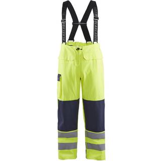 Blåkläder 1313 High Vis Brandhæmmende Regnbuks Level 2 / High Vis Brandhæmmende Regnbuks Level 2 - 3XL - High Vis Gul/Marineblå