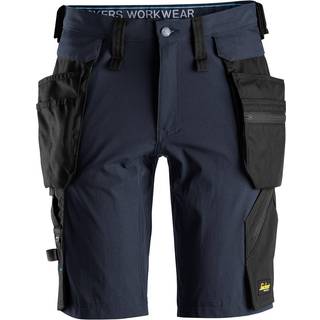 Snickers 6108 litework, shorts+ med aftagelige hylsterlommer navy/sort 44