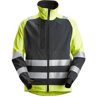Snickers 1539 high-vis jakke, klasse2 gul/sort XS