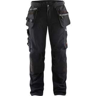Blåkläder 1805 Håndværker Buks Softshell / Håndværker Arbejdsbuks Softshell - C58 - Sort