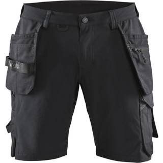 Blåkläder 1520 Håndværker Shorts 4-vejs stretch / Håndværker Arbejdsshorts 4-vejs stretch - C54 - Sort/Mørk Grå