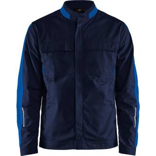 Blåkläder 4444 Industri Jakke stretch / Industri Arbejdsjakke stretch - XS - Marineblå/Koboltblå