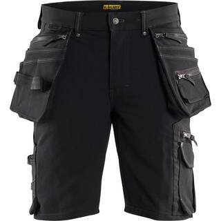 Blåkläder 198816449900C56 Håndværkershorts 4-vejs stretch, X19, sort Stl C56