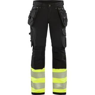 Blåkläder 7193 Dame High Vis Buks 4-vejs stretch / Dame High Vis Arbejdsbuks 4-vejs stretch - D23 - Marineblå/High Vis Gul