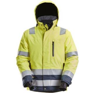 Snickers Workwear 1132 AllroundWork Vinterjakke Hi-vis skærm, gul/marineblå, vandtæt Hi-Vis, gul/marine